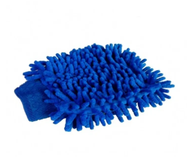 Guantes de Lavado de Coche de Chenilla Coral Medianos